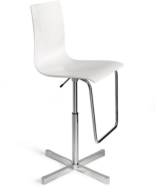 Desalto Табурет поворотный из акрила на 4 спицы со спинкой sun-id-1488246 - Вид №1