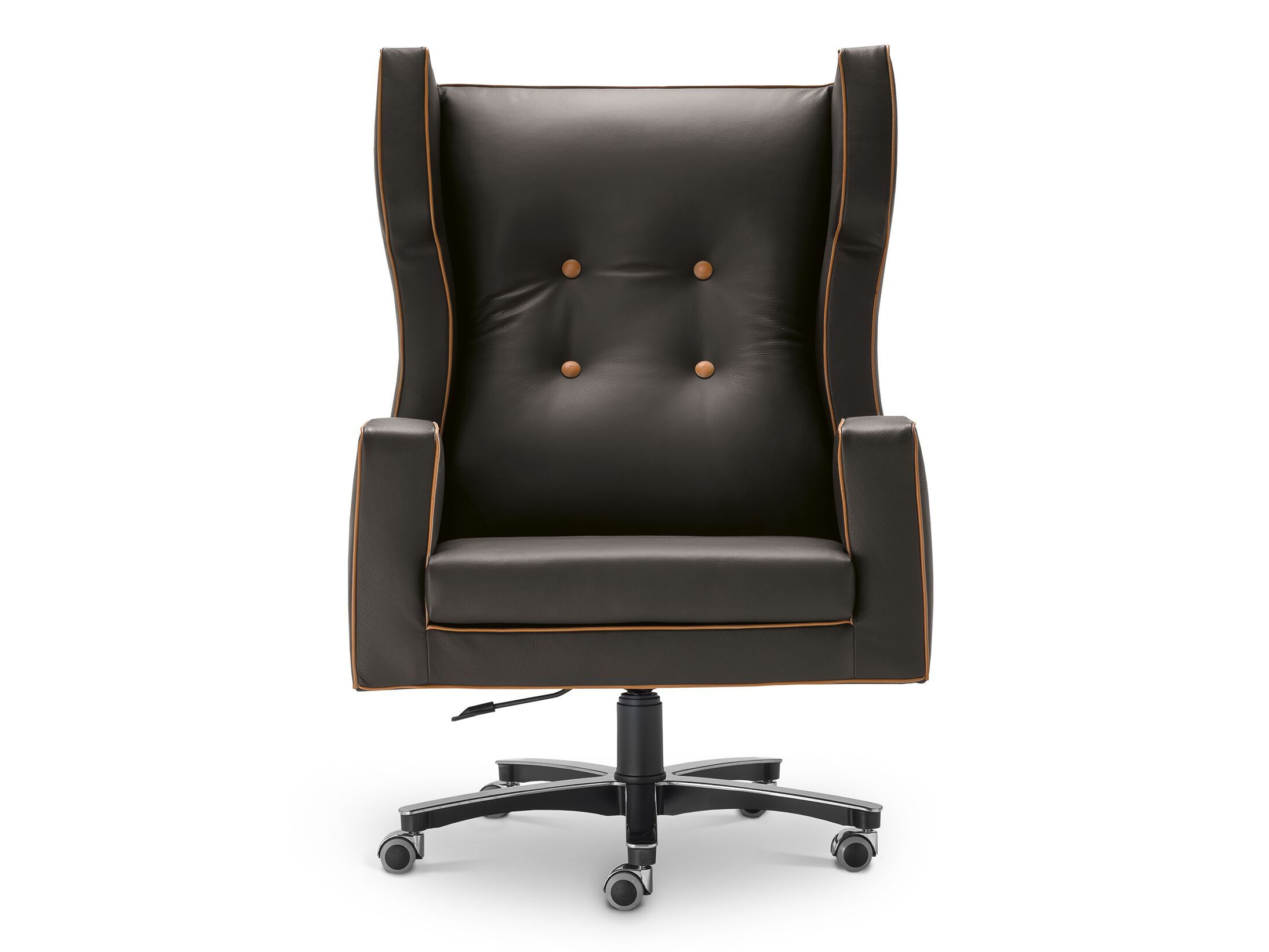 Кожаное офисное кресло с колесами i 4 Mariani ARCH-00136199 - Вид №1