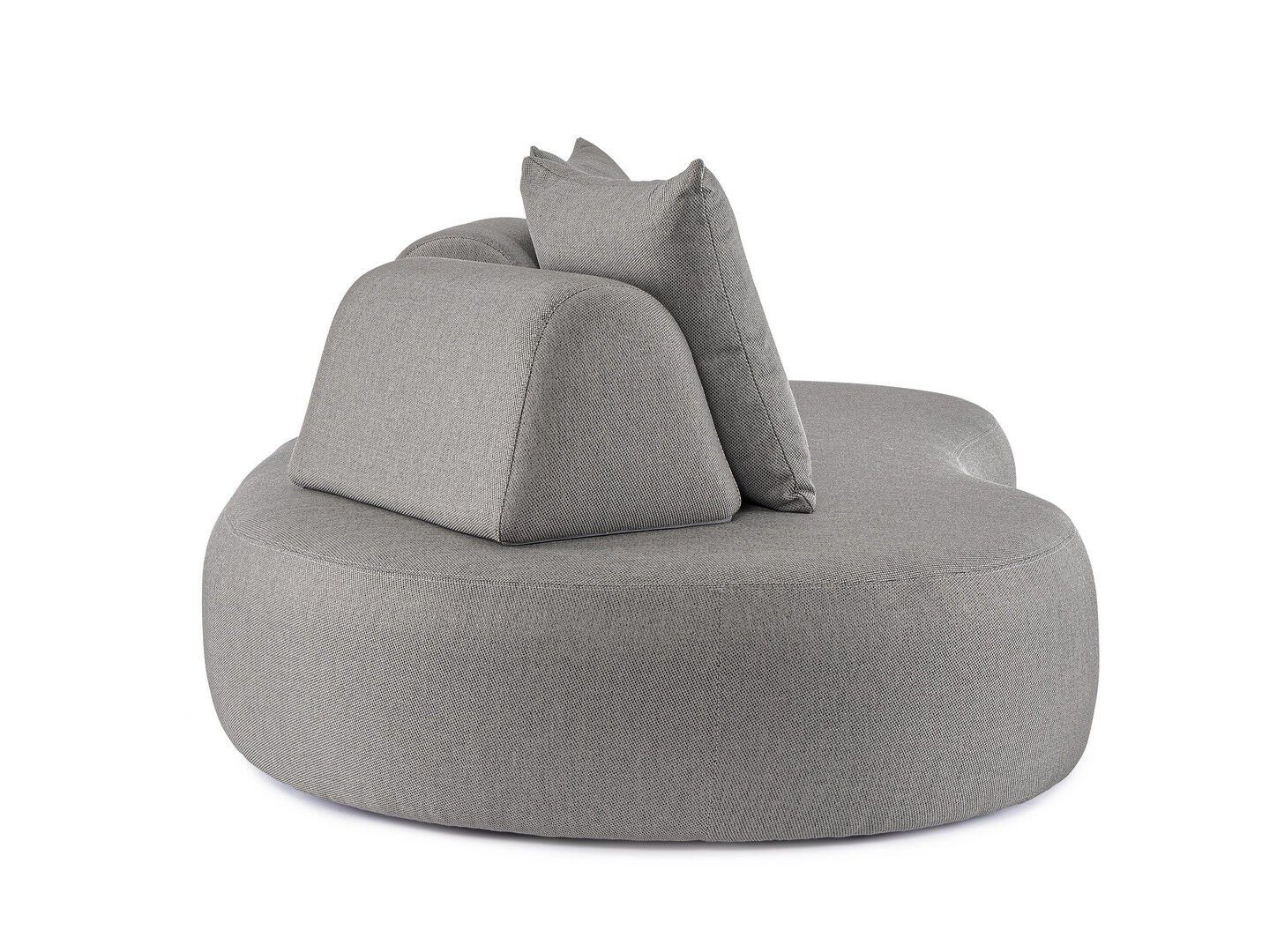 Тканевый изогнутый съемный садовый диван BIZZOTTO COOPER ARCH-00134667 - Вид №3