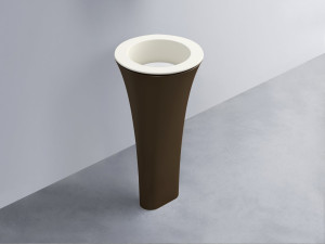 AMLA45-TL+AMPILT-BL+AMCOLT-CA Раковина Amedeo Tondo отдельностоящая cielo Enjoy + Amedeo