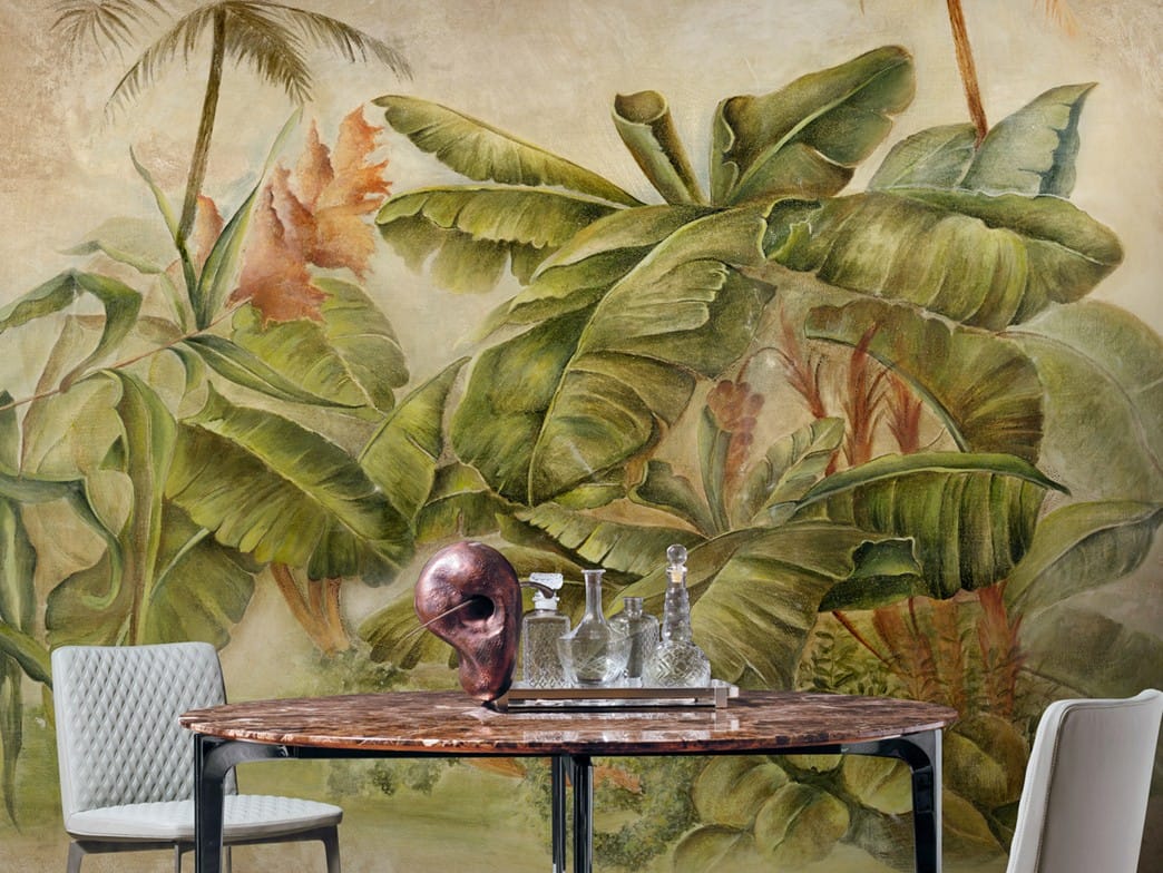 Тропические обои ПВХ бесплатно, экологически чистые, моющиеся WallPepper окружающая среда ARCH-00060891