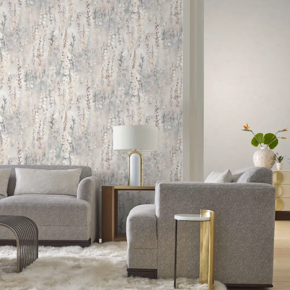 Обои флизелиновые Erismann Долорес бежевые 1.06 м 60323-02 STLM-2073398 - Вид №4