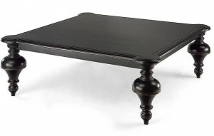 MARIONI Квадратный журнальный столик из массива дерева Tower 01985