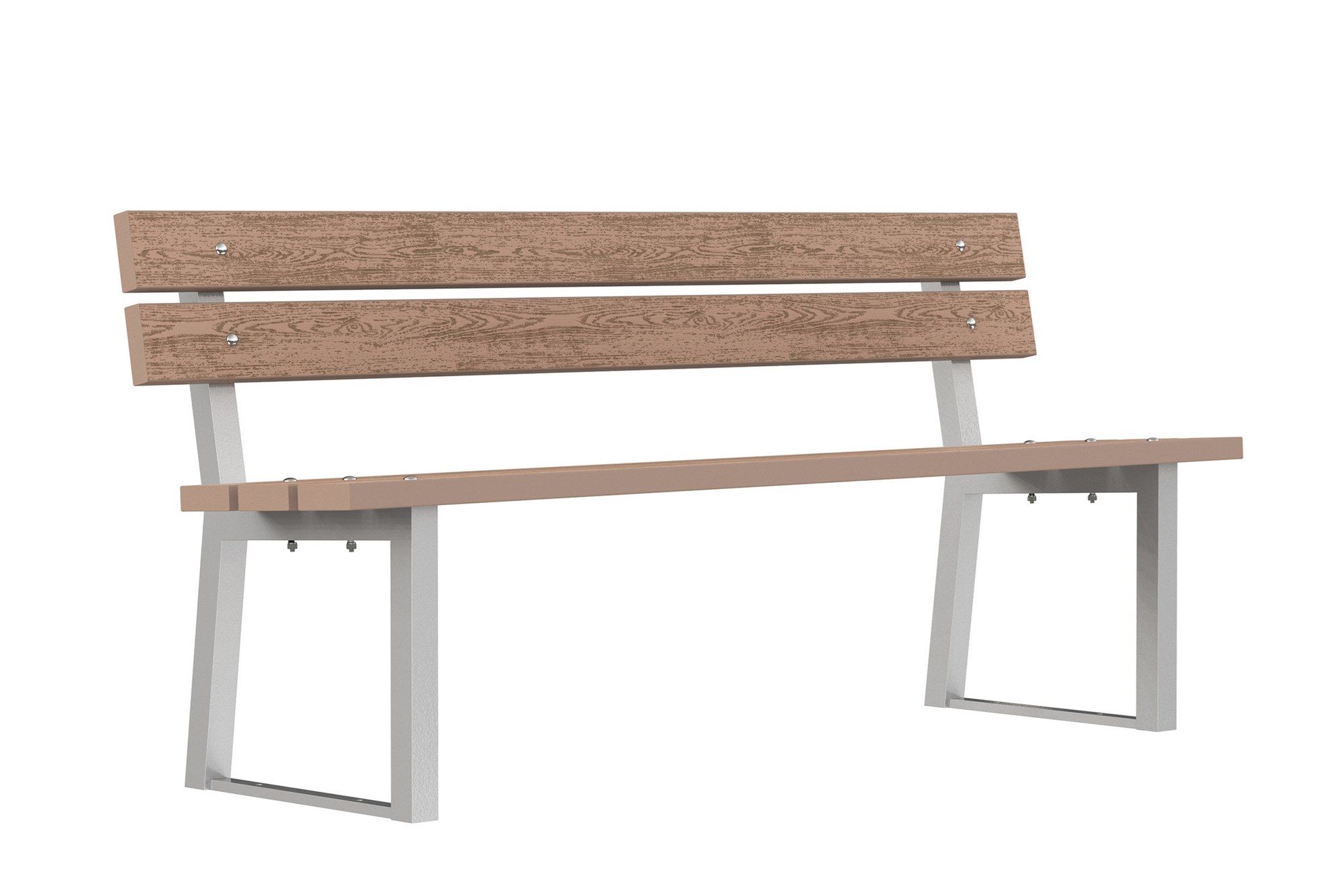 Скамья WPC со спинкой Lazzari Mediterraneo ARCH-00104045 - Вид №1