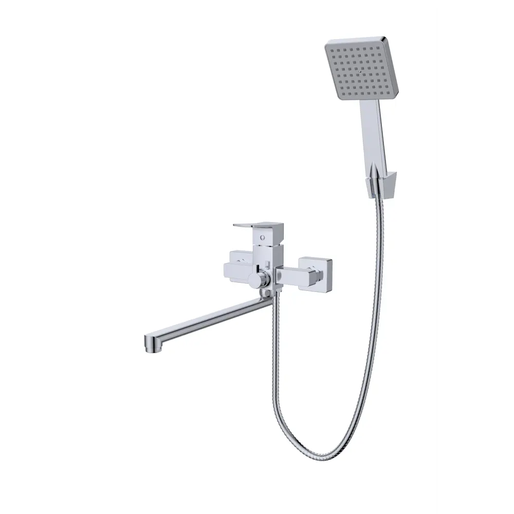 89398609 Смеситель для ванны Iddis BRESB00i10 однорычажный с лейкой и шлангом цвет хром STLM-1577823