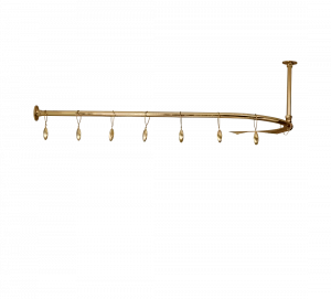 Gentry Home Карниз для штор для душа Shower curtain rail Темное золото GH101609