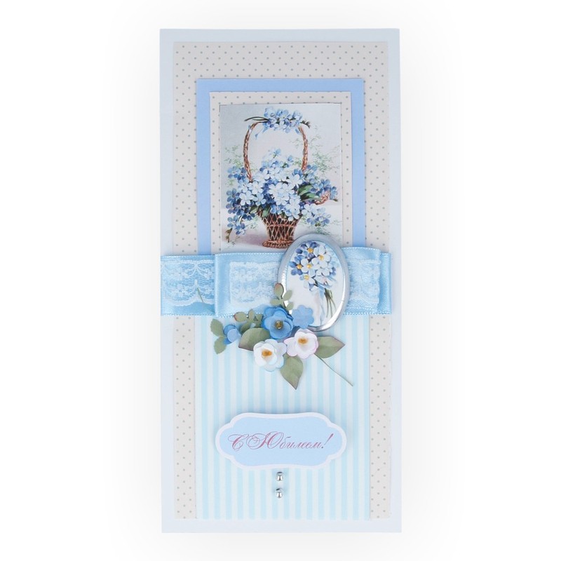 2.2 Открытка ручной работы Женская С Юбилеем Dream Design 