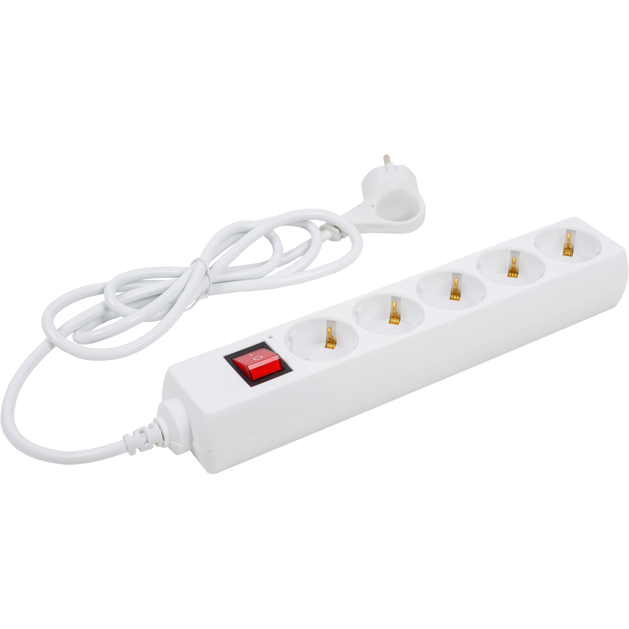 82633740 Сетевой фильтр Duwi DSP-02 5 розеток 1.5 м цвет белый Santreyd  - Вид №1