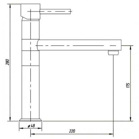 Смеситель MIGLIORE Fortis ML.CUC-5182 для кухни ML.CUC-5182.CR - Вид №1