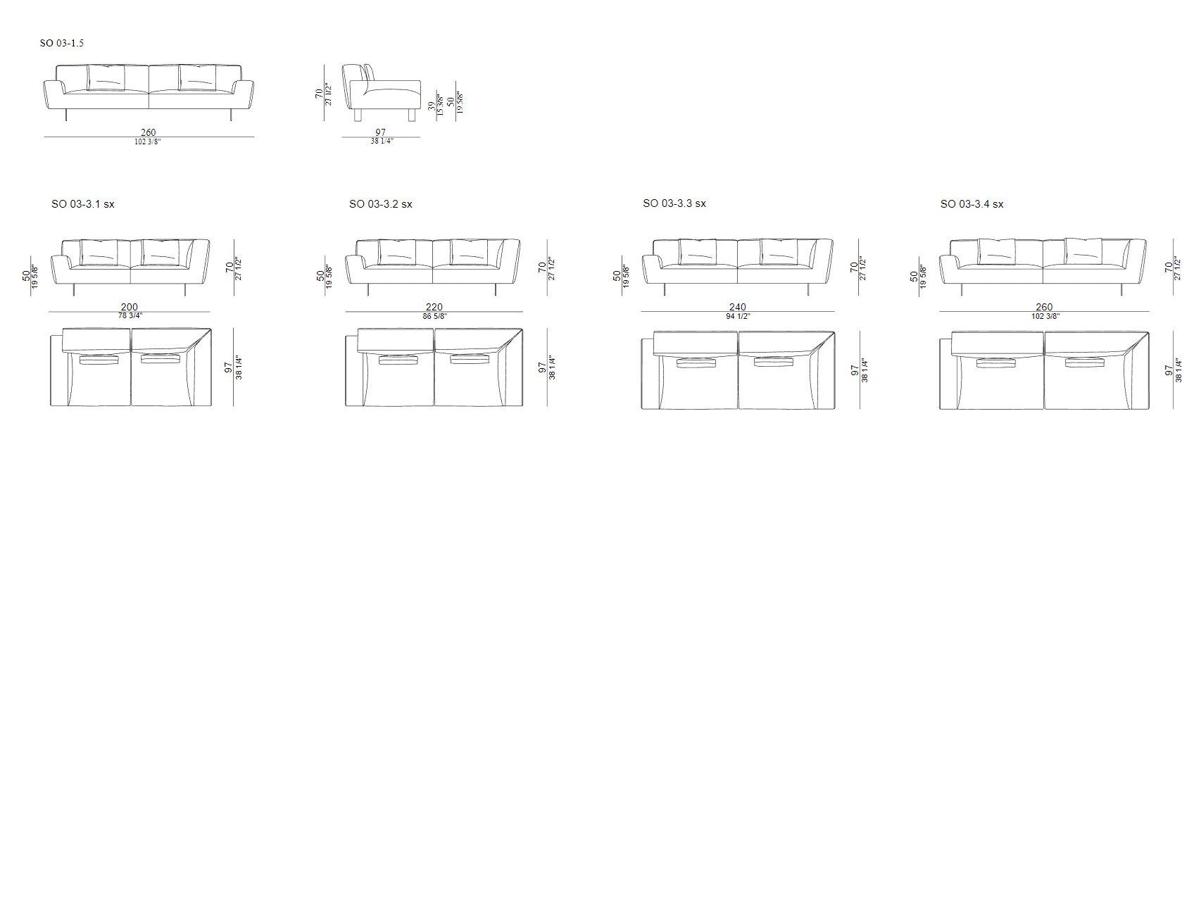 Ткань диван CASA Италия ARCH-00113013 - Вид №3