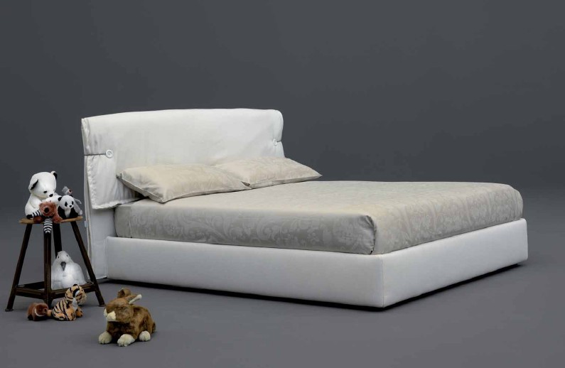 Кровать двуспальная 180х200 серая из велюра Fellow DORELAN LIFESTYLE 011642 Серый - Вид №15
