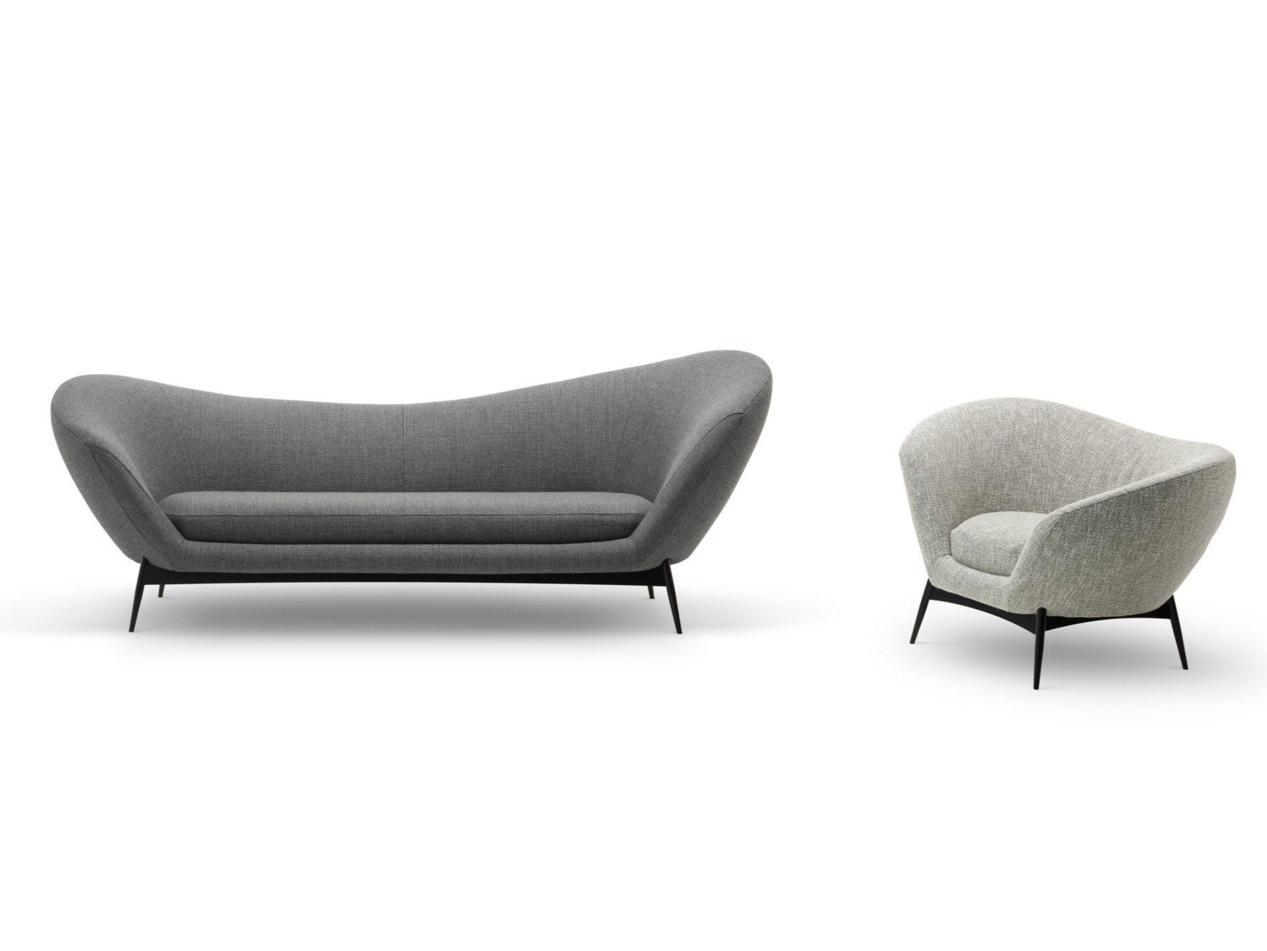 Тканевое кресло с подлокотниками Saba Italia Oltremare ARCH-00071463 - Вид №2