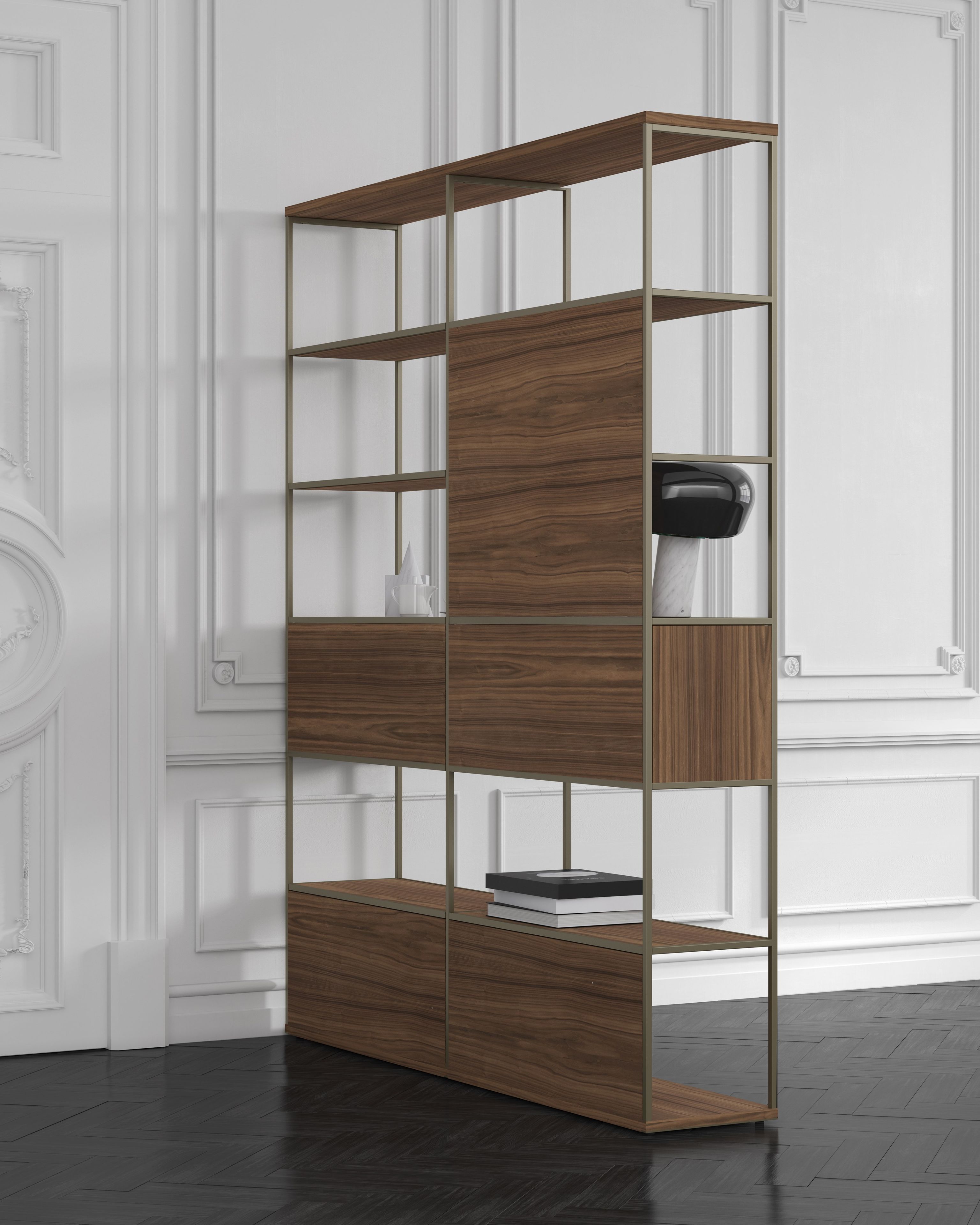 Деревянный отдельно стоящий книжный шкаф Punt Literatura ARCH-00037566 - Вид №9