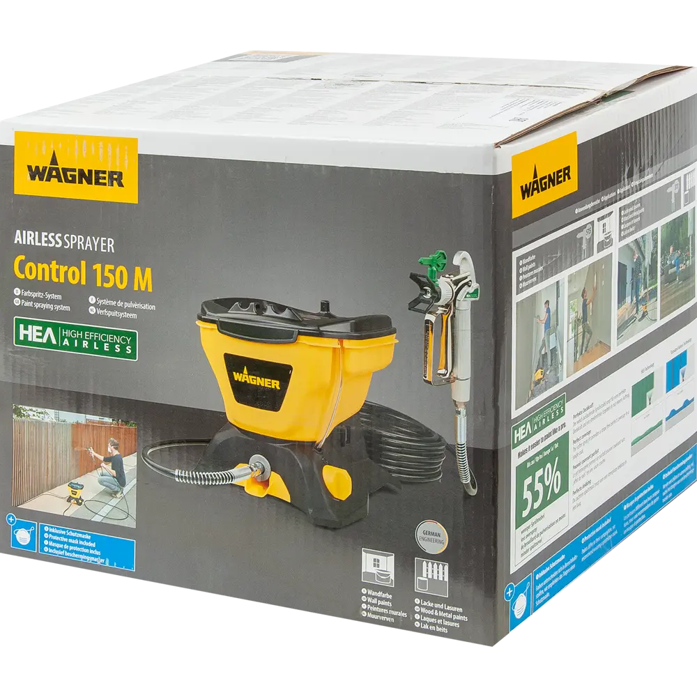 Краскопульт Wagner Control 150M HEA, 280 Вт, 1000 мл/мин STLM-2202114 - Вид №6