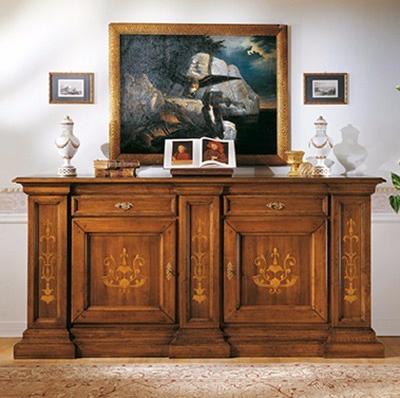 Arvestyle Буфет из массива дерева с распашными дверцами с ящиками Stile Ks-e500 - Вид №8