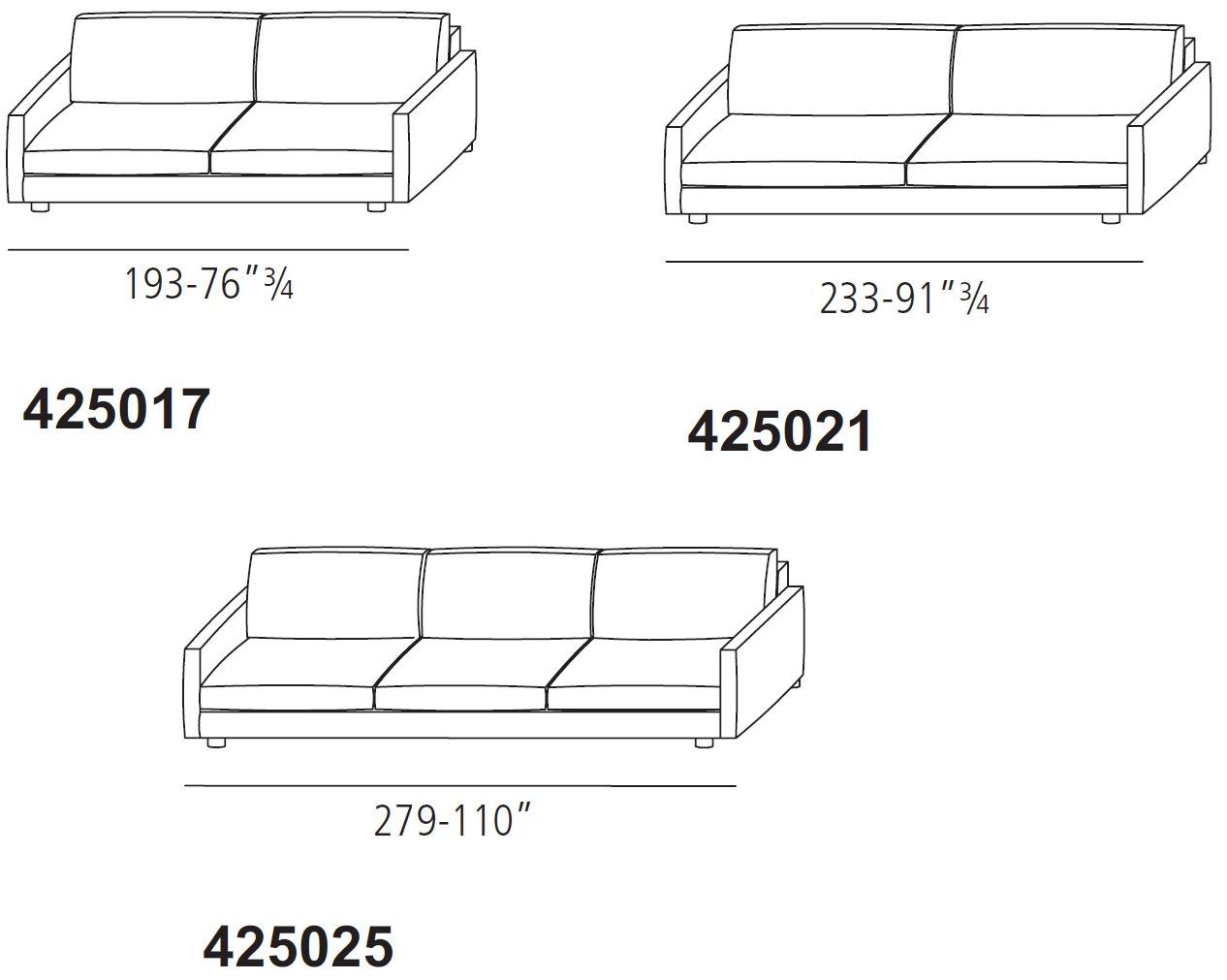 Vibieffe Модульный диван из ткани или кожи 425 con_tempo sun-id-1451134 - Вид №8