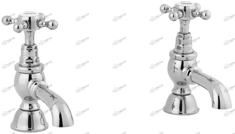 Gentry Home Смеситель для раковины из латуни на 2 отверстия Mayfair sun-id-1385437