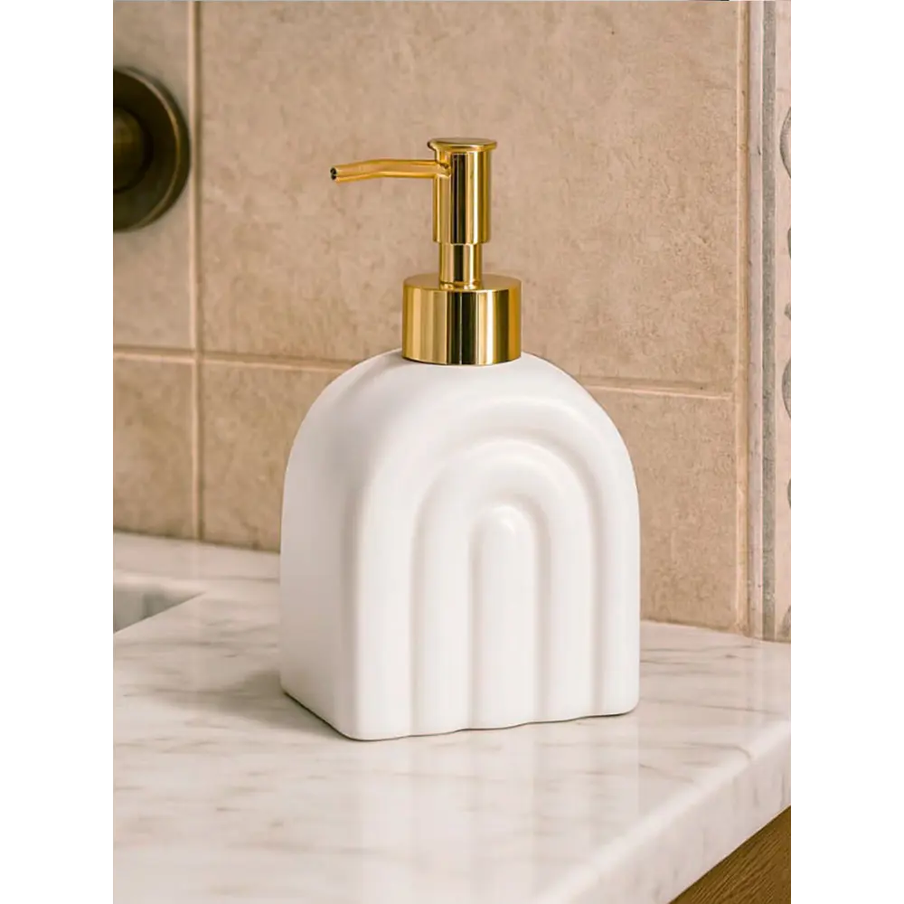 Дозатор для мыла триумф керамика белый Santreyd STLM-2093058 - Вид №5