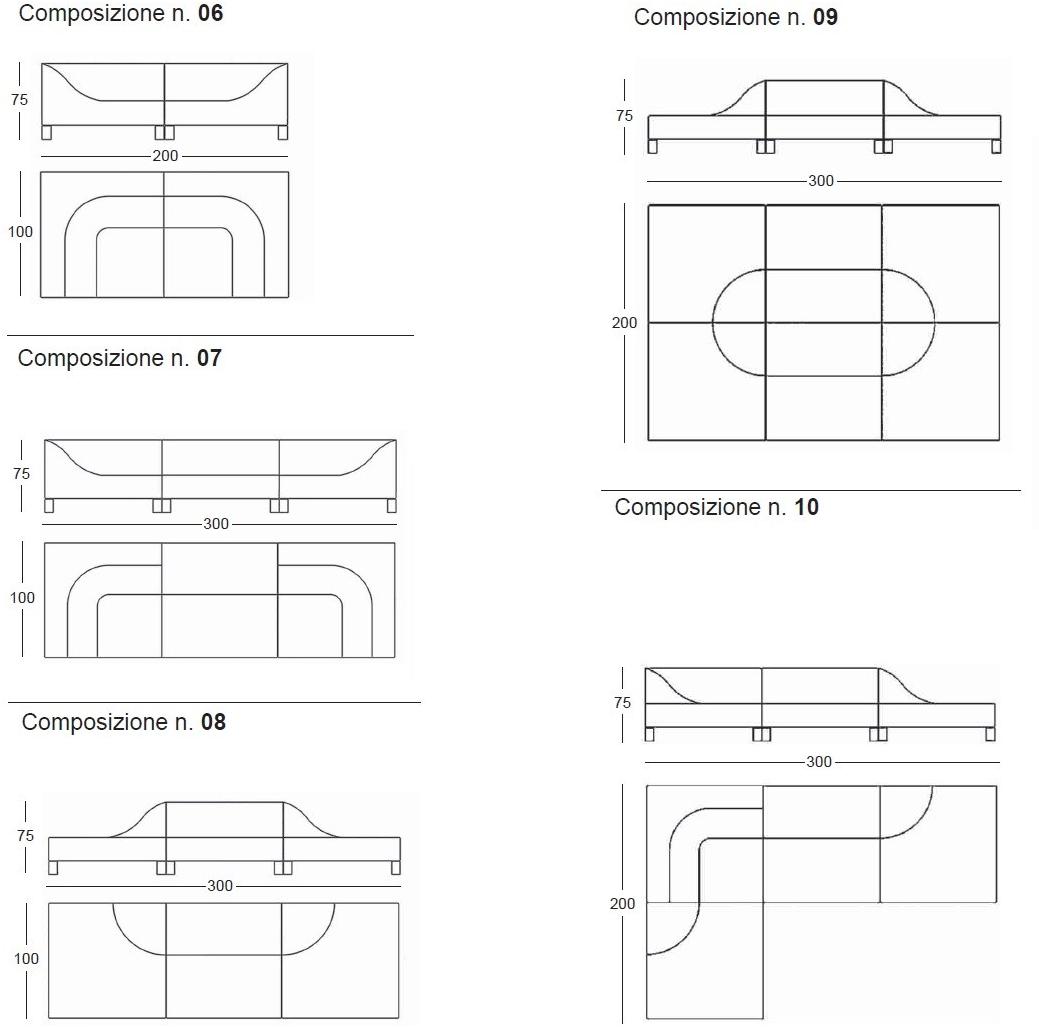 Giovannetti Модульный диван из ткани sun-id-1504048 - Вид №10