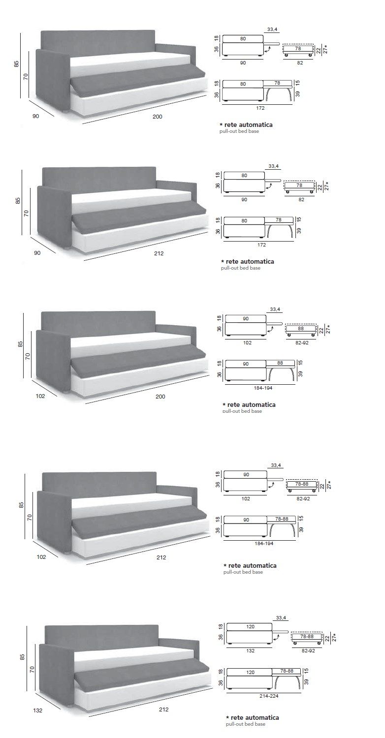 Диван-кровать из ткани Twils ARCH-00037095 - Вид №6
