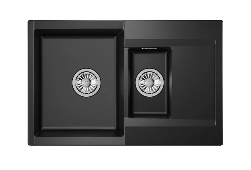 ES-7808, ТУРМАЛИН, кухонная мойка, кварц, ESTETICA GRANULA 7808-ST282 - Вид №2