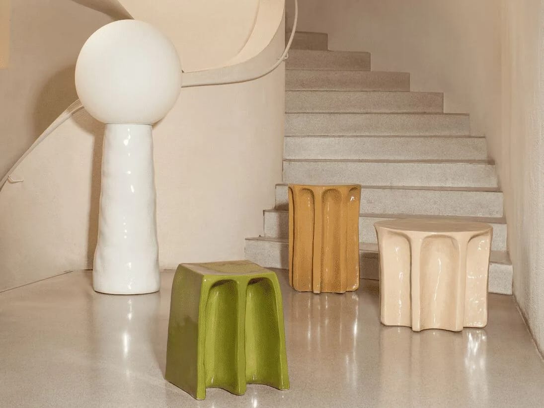 Круглый керамический журнальный столик pulpo Chouchou ARCH-00045925 - Вид №9