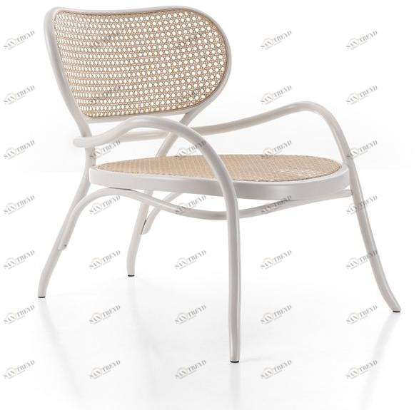 Wiener GTV Design Кресло из бука и соломы с подлокотниками sun-id-1401149