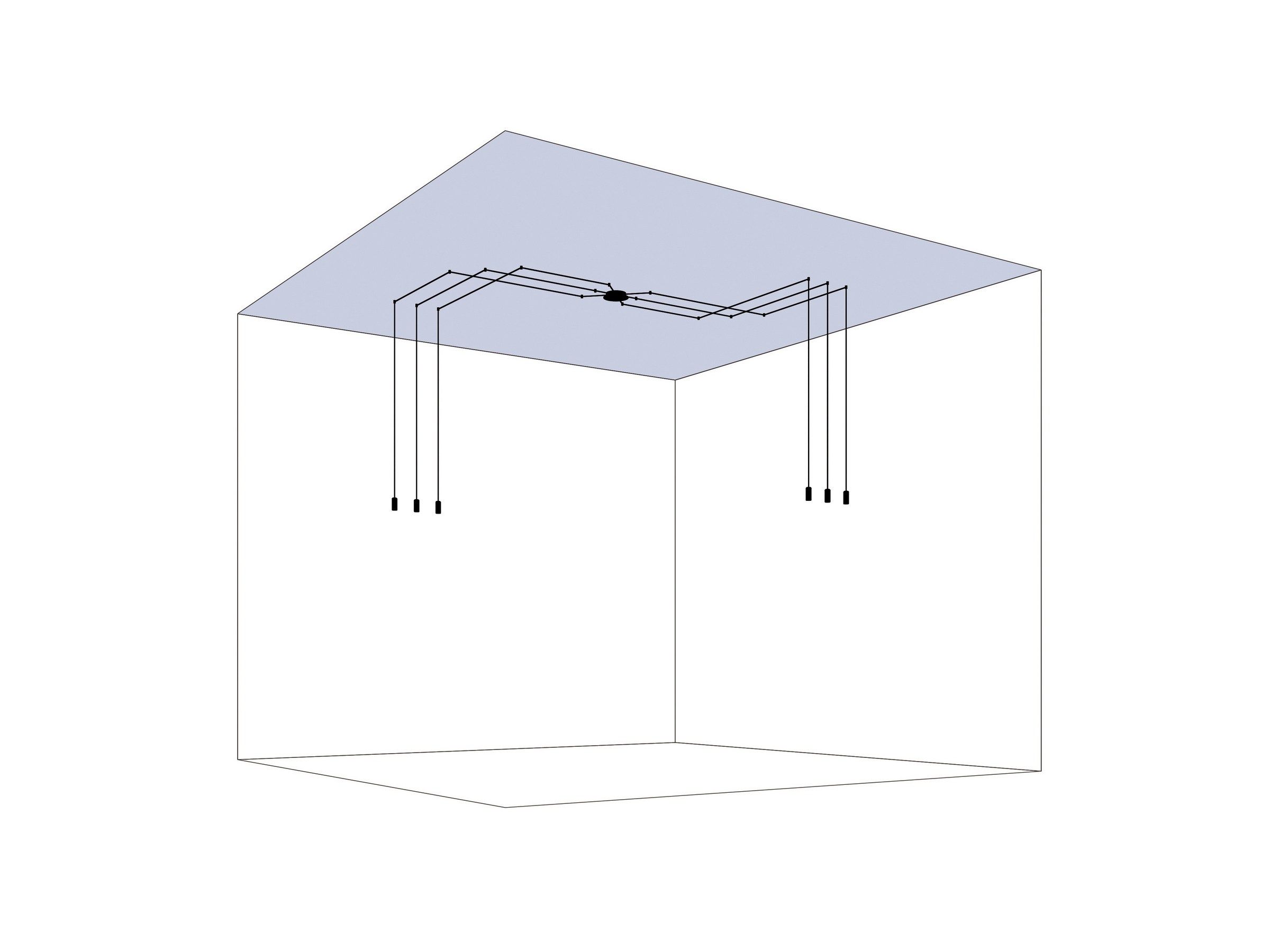 Светодиодный подвесной светильник Vibia Wireflow Free-Form ARCH-00046115 - Вид №11