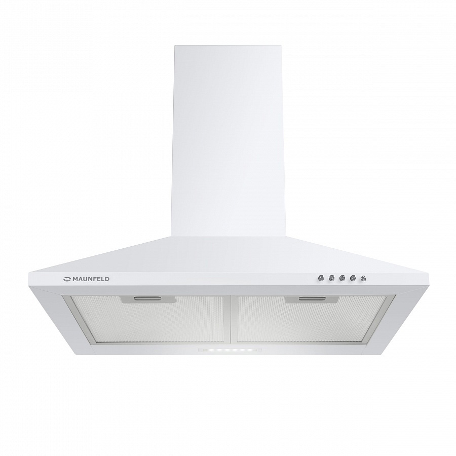 CORK 60 White Вытяжка cork 60 белое стекло/ тип:купольная, кнопочное управление, 620м3, площадь кухни до 20м2, 3 скорости, светодиодное освещение, в опции: угольный фильтр cf103t, белая Maunfeld Santreyd 