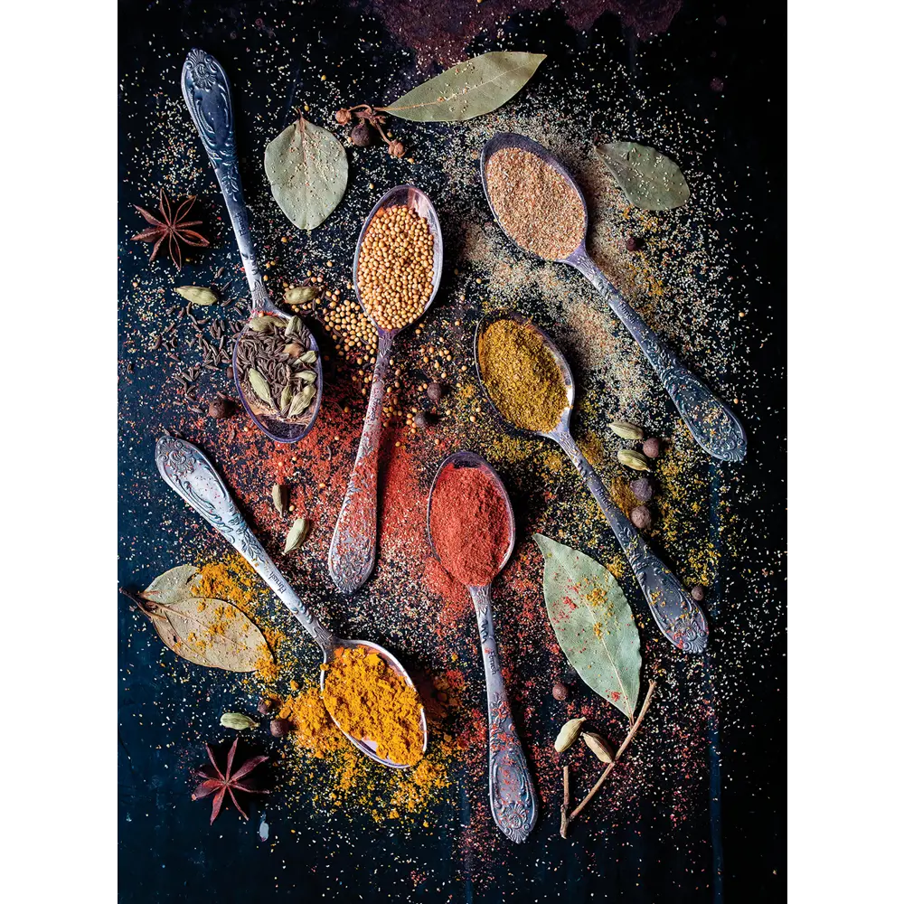 Фотообои Восточные специи флизелиновые 200x270 см L13-404 FBRUSH 3D FLIZART STLM-2052180