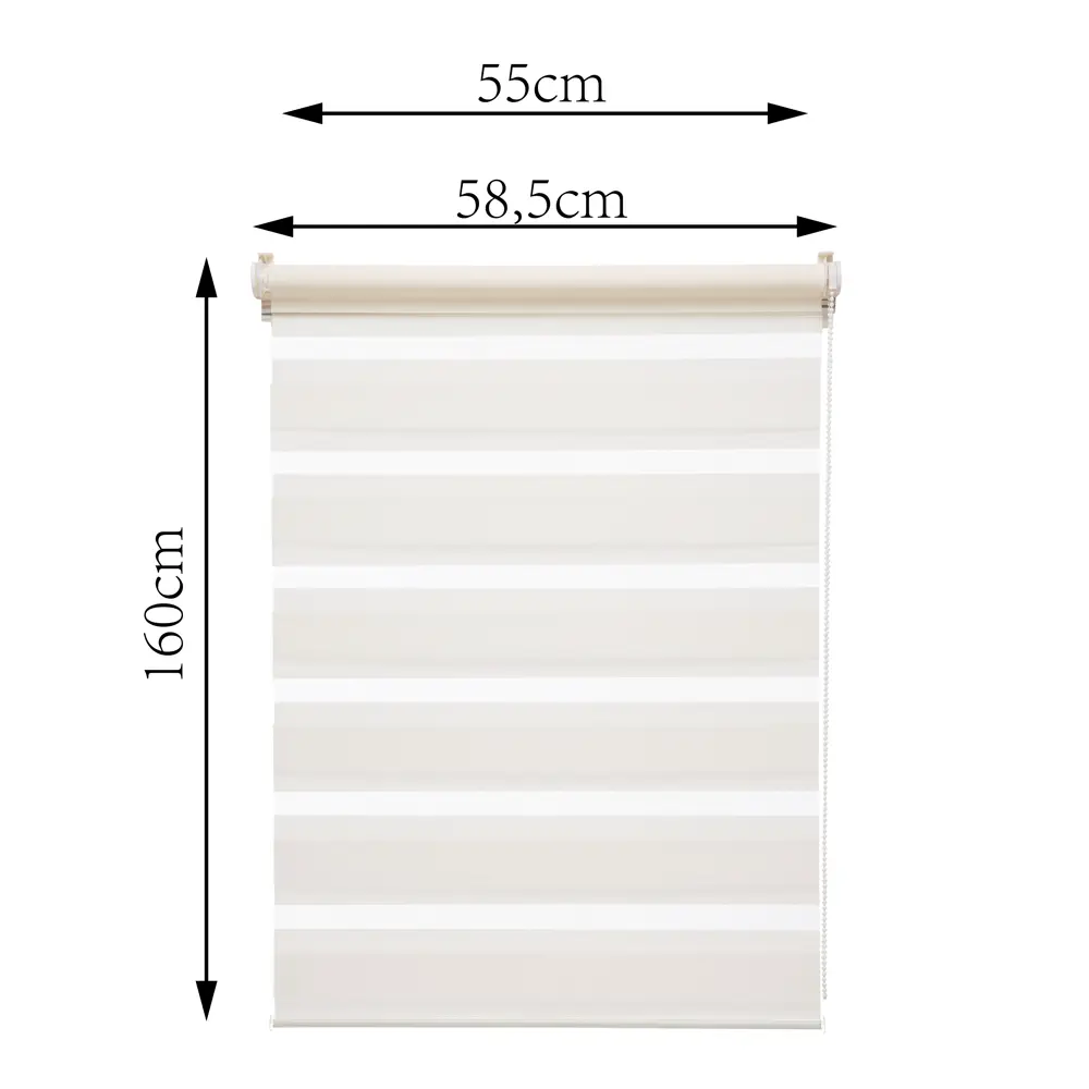 Штора рулонная день-ночь Inspire Peter 55x160 см экрю Cream 5 82691112 STLM-2030917 - Вид №2