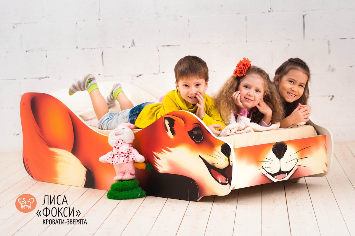 Детская кровать "Лиса Фокси" БЕЛЬМАРКО  326776 Оранжевый Santreyd  - Вид №5
