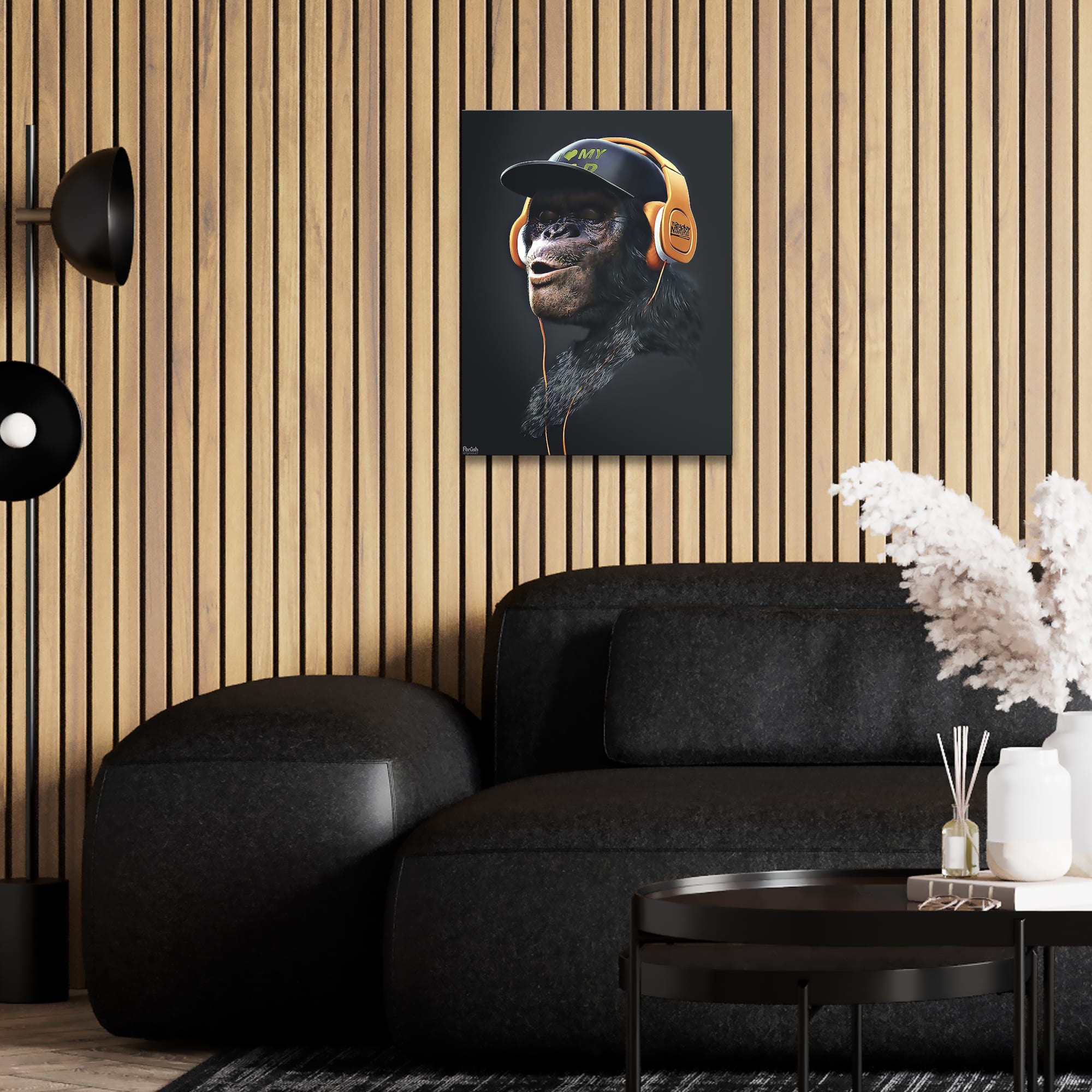 Картина на холсте "Меломан" 40x50 см FBRUSH - животные для кухни 82887135 STLM-0037520 - Вид №3