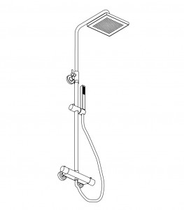 Aquaelite KINO CL015 A Душевая стойка с термостатом 