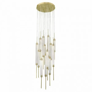 Светильник подвесной 180х47 см латунь Delight Collection P98041-13 brass DELIGHT COLLECTION ДИЗАЙНЕРСКИЕ 00-3882373 Золото;прозрачный