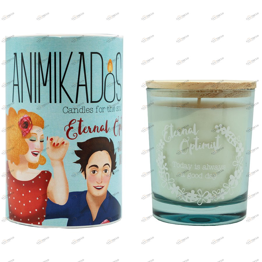 Свеча ароматическая Animikados Eternal Optimist AMBIENTAIR  00-3894976 Голубой 