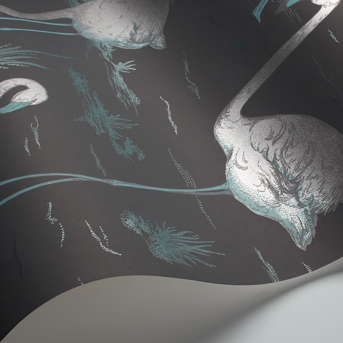 Traditional bathrooms Мотив обоев Фламинго Flamingos - Cole & Son  - Вид №7