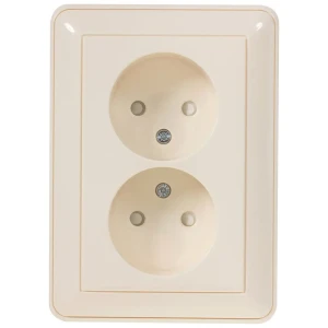 SYSTEME ELECTRIC Двойная розетка W59 со шторками безопасности 18799308