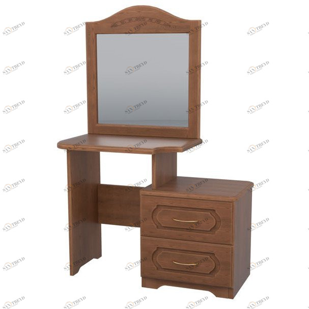 Трюмо с зеркалом и тумбой ясень, орех №1 DREAMLINE  176927 Орех;коричневый 