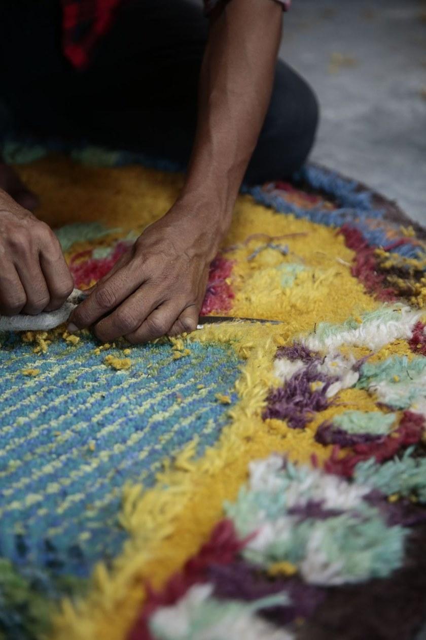 Jaipur Rugs Коврик ручной работы из вискозы и шерсти Jugalbandi Tx-1495 - Вид №1