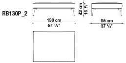 B&B Italia Outdoor 2-местный тканевый садовый диван Ribes sun-id-1372306 - Вид №3