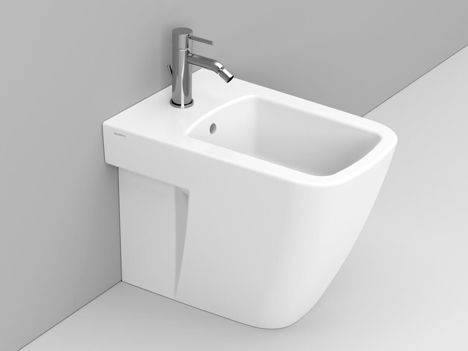 Керамическое напольное биде с переливом Ceramica Dolomite Mia ARCH-00132955