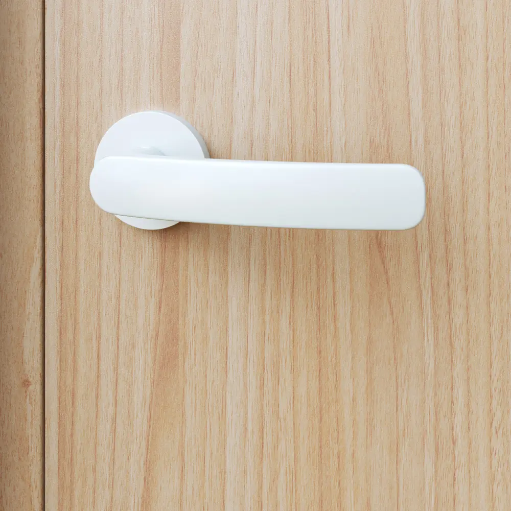 Дверные ручки без запирания, комплект, цвет белый Santreyd STLM-2212511 - Вид №4