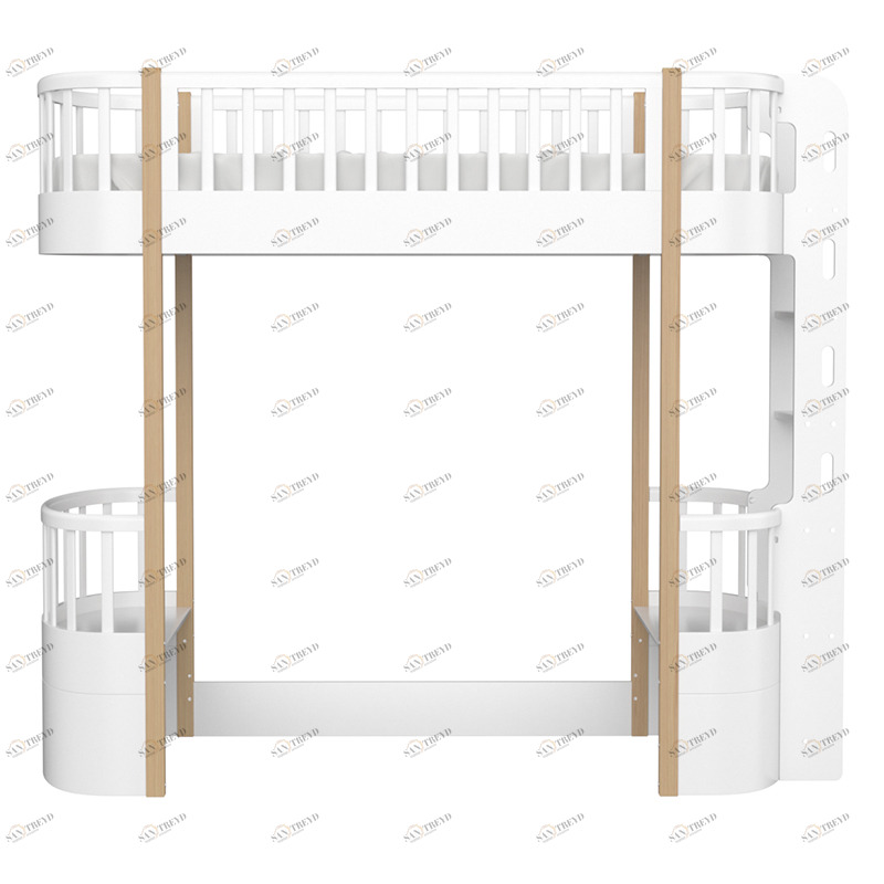Кровать-чердак детская 190х90 см Classic белая ELLIPSE ELLIPSE CLASSIC 257734 Белый Santreyd 