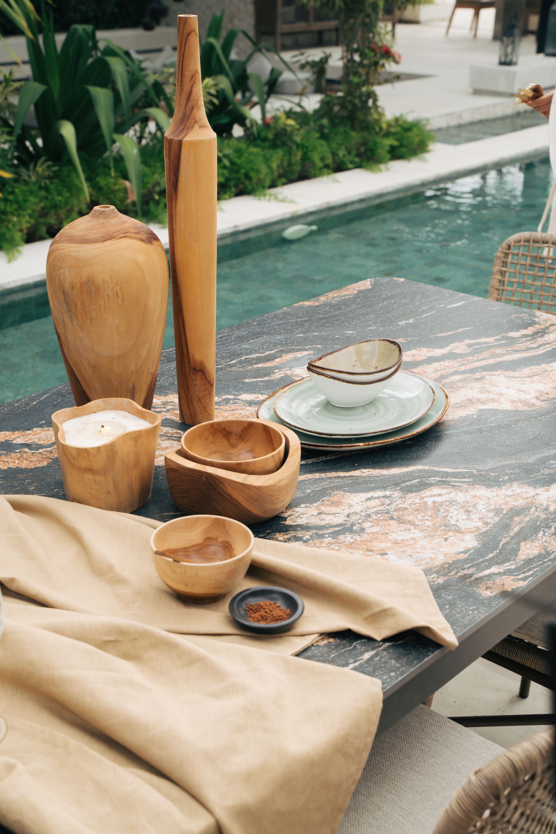 Свеча из тикового дерева cbdesign Аксессуары ARCH-00141591 - Вид №6