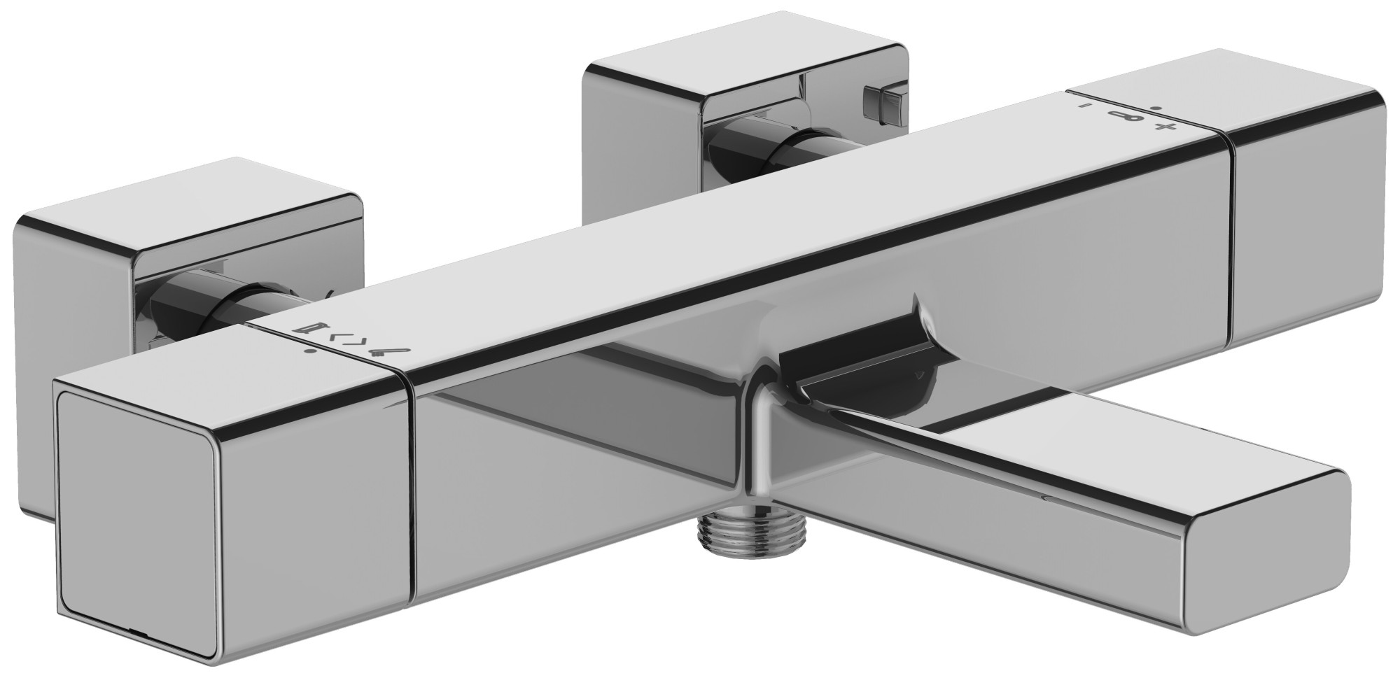 E9127-CP Термостатический настенный смеситель для ванны/душа JACOB DELAFON STRAYT