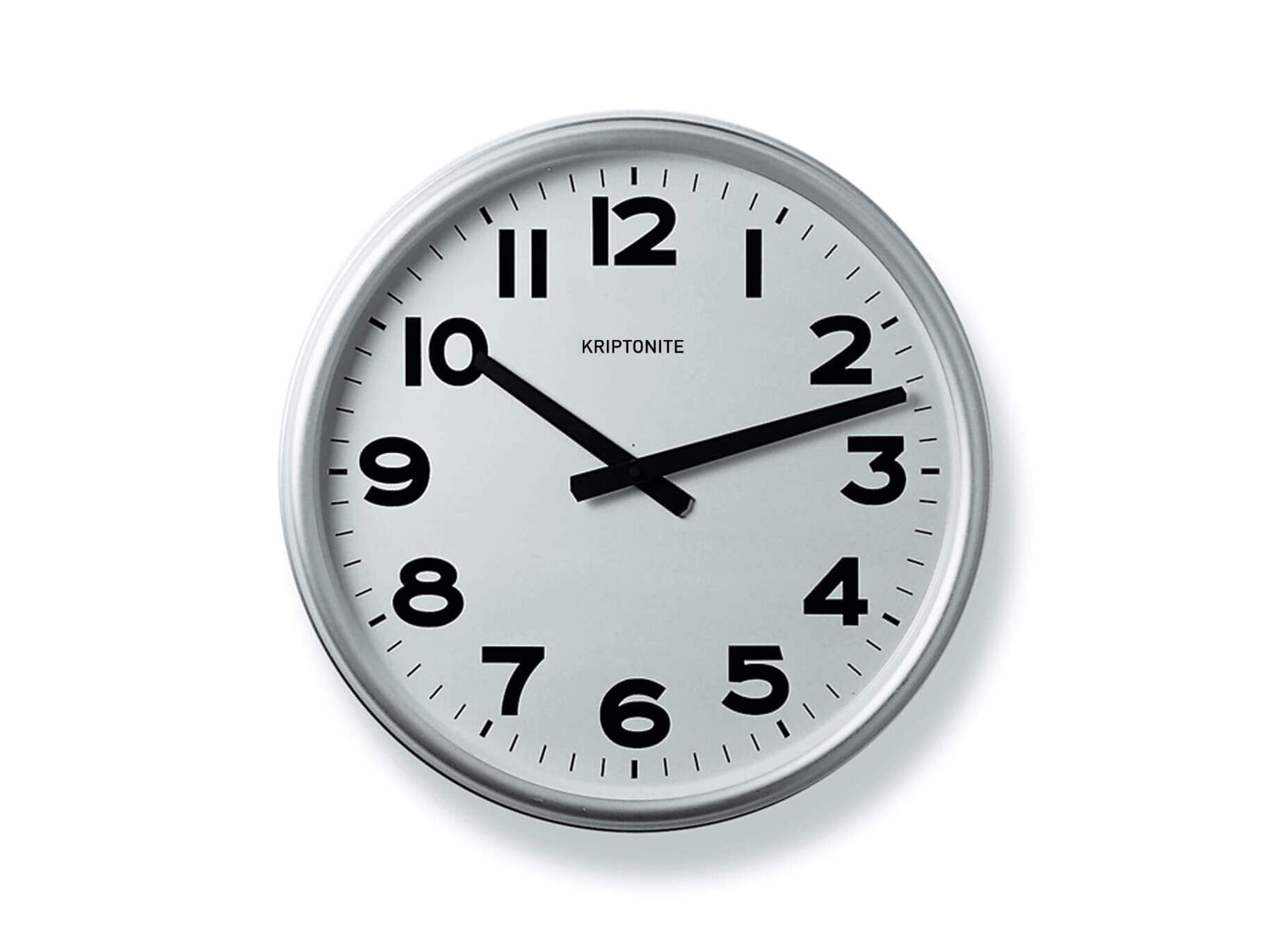 Настенные часы из анодированного алюминия KRIPTONITE GIGANTE ARCH-00080250