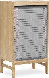 600530 Jalousi Cabinet Low Grey Normann Copenhagen