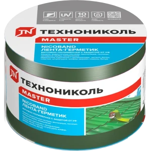 Лента-герметик Никобенд 10x0.1 м цвет зелёный