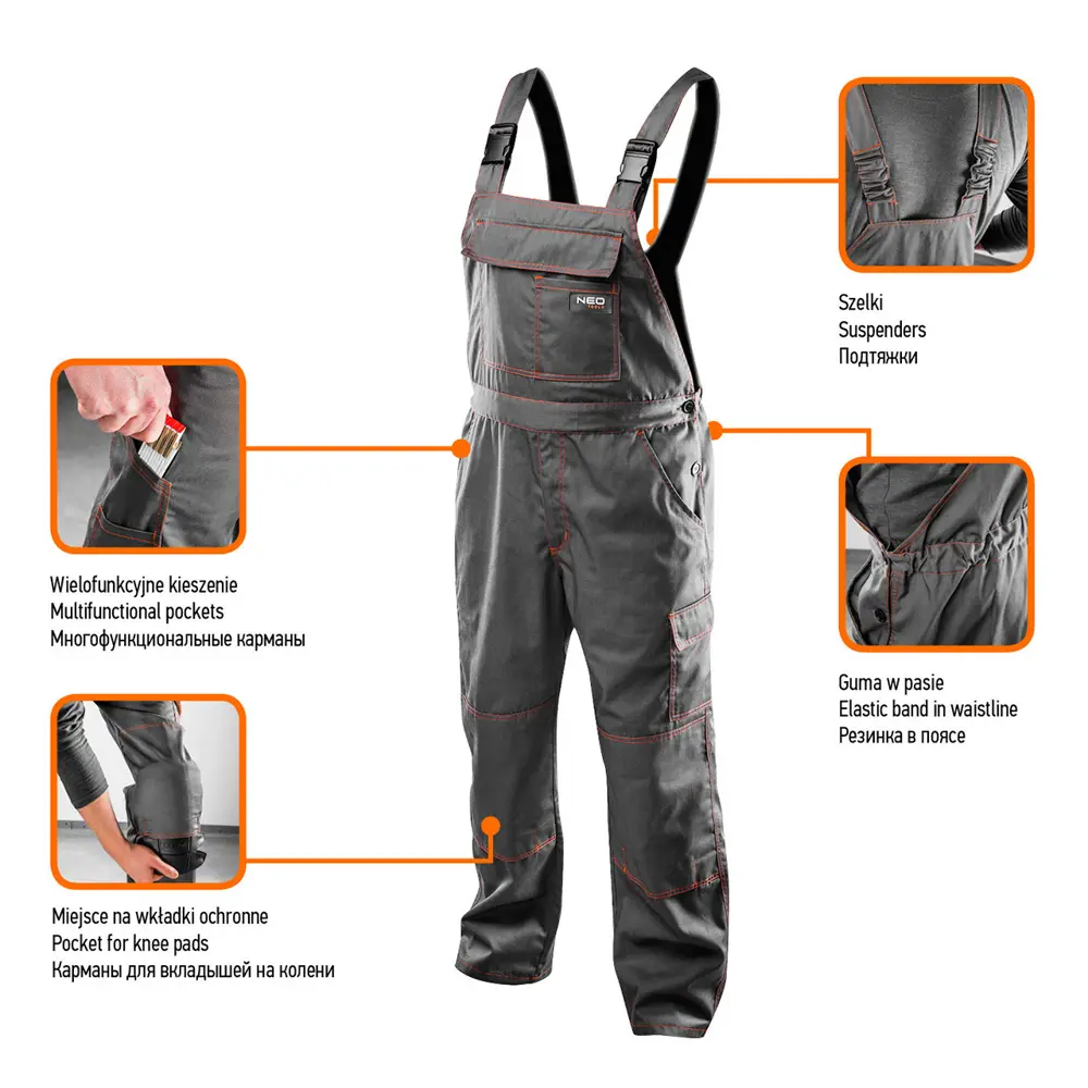 Полукомбинезон рабочий Neo, размер L/52 Neò BASIC STLM-2168867 - Вид №1